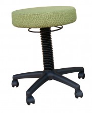 Alpha Stool 400 Dia Round. Gas Lift. Any Fabric Colour